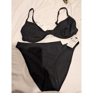 Good American Bikini set Adjustable Straps large/xlarge GSW1081